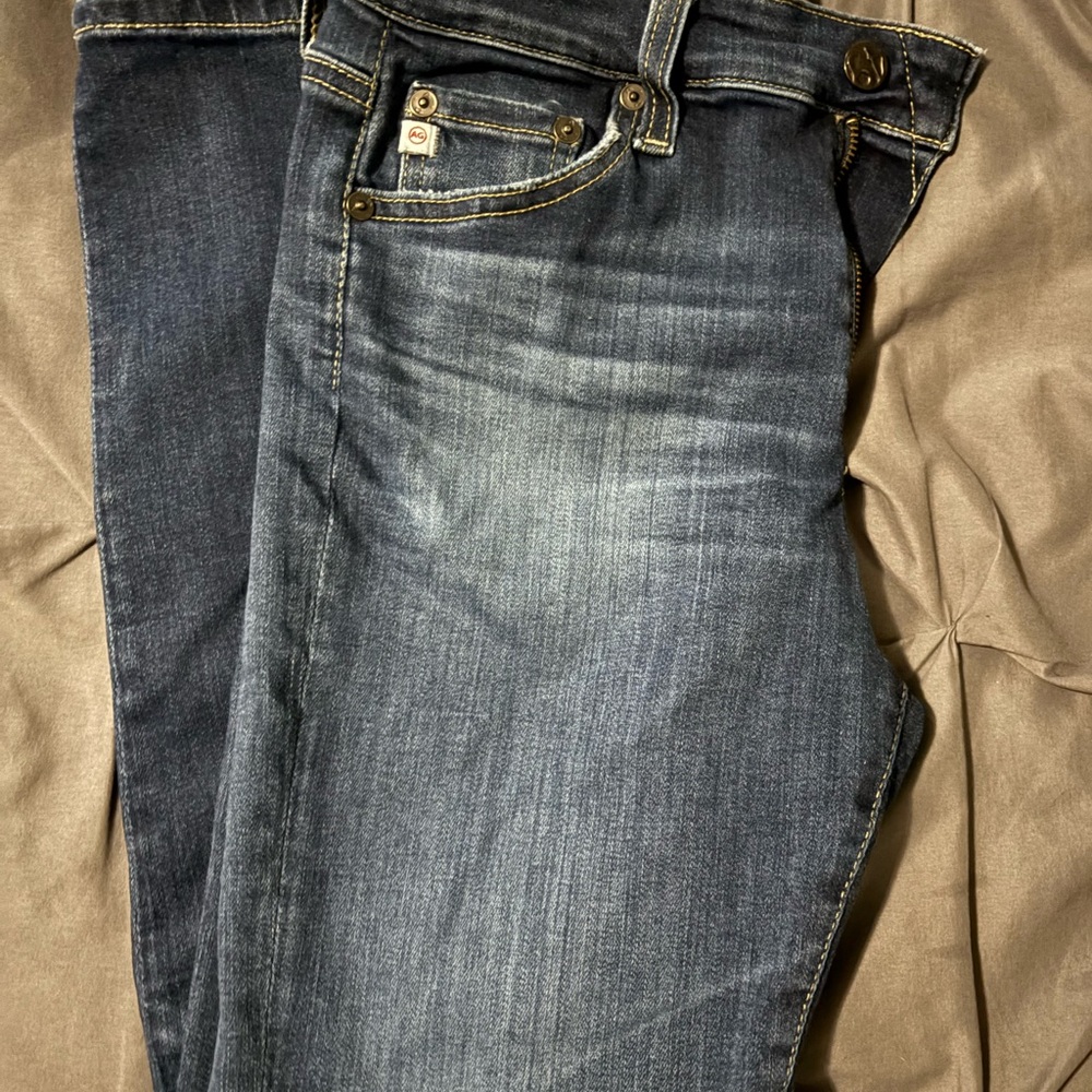AG Adriano Goldschmied Women's Skinny Jeans in Dark Blue